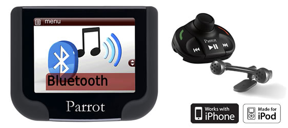 Parrot MKi-9200 Bluetooth carkit with USB/AUX input